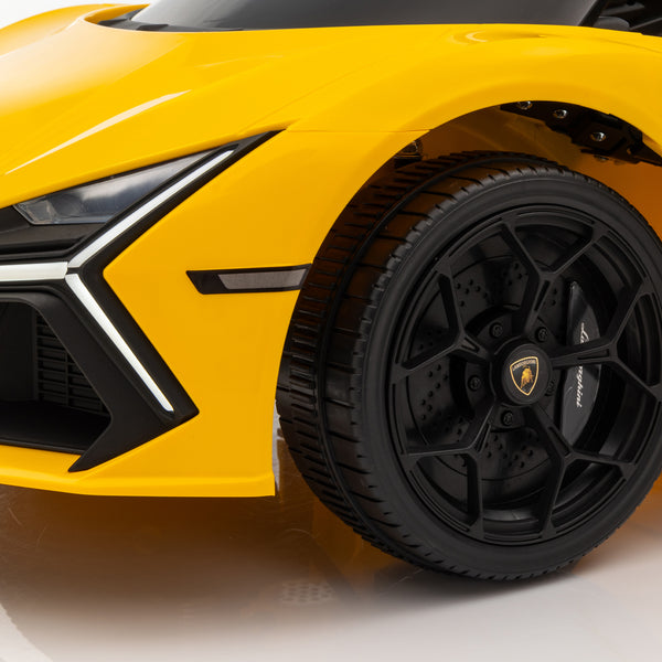 KerryYoo SP03 Lamborghini Electric Ride on Car for Kids,12V Toddler Power Wheels Licensed Lamborghini Revuelto with Remote Control, Hydraulic Doors, Bluetooth, LED Lights, High/Low Speeds