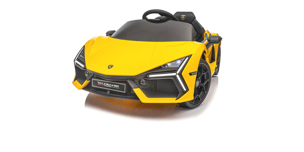 KerryYoo SP03 Lamborghini Electric Ride on Car for Kids,12V Toddler Power Wheels Licensed Lamborghini Revuelto with Remote Control, Hydraulic Doors, Bluetooth, LED Lights, High/Low Speeds