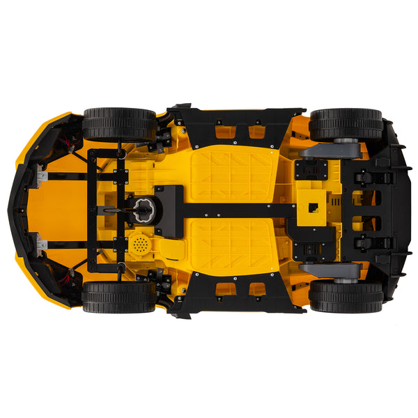 KerryYoo SP03 Lamborghini Electric Ride on Car for Kids,12V Toddler Power Wheels Licensed Lamborghini Revuelto with Remote Control, Hydraulic Doors, Bluetooth, LED Lights, High/Low Speeds