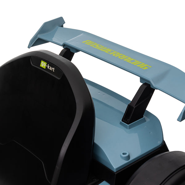 KerryYoo K61 Go Kart Electric Drift Kart with Length Adjustable Seat, 24V Outdoor Ride on Toy with 4 Speed Mode, Crazy Cart for Kids 6-12 Years Old, Fast 300W Motor, 8.5 MPH, Bluetooth