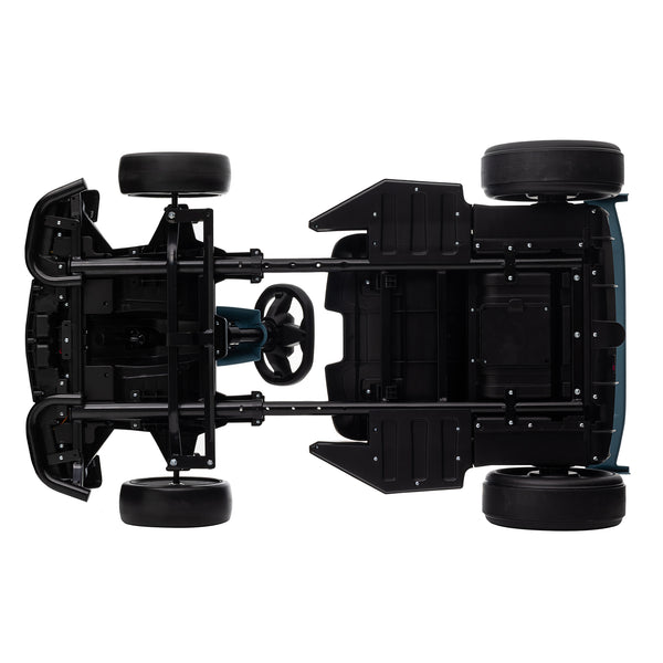 KerryYoo K61 Go Kart Electric Drift Kart with Length Adjustable Seat, 24V Outdoor Ride on Toy with 4 Speed Mode, Crazy Cart for Kids 6-12 Years Old, Fast 300W Motor, 8.5 MPH, Bluetooth