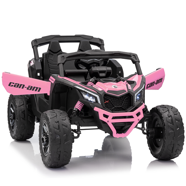 KerryYoo SU5 24V Ride on Toys for Big Kids,4x200W,2 Seater Electric Ride on UTV 4WD/2WD,EVA Rubber Tires,4x4 Shock Absorbers,Remote Control,Licensed Can-Am,Bluetooth