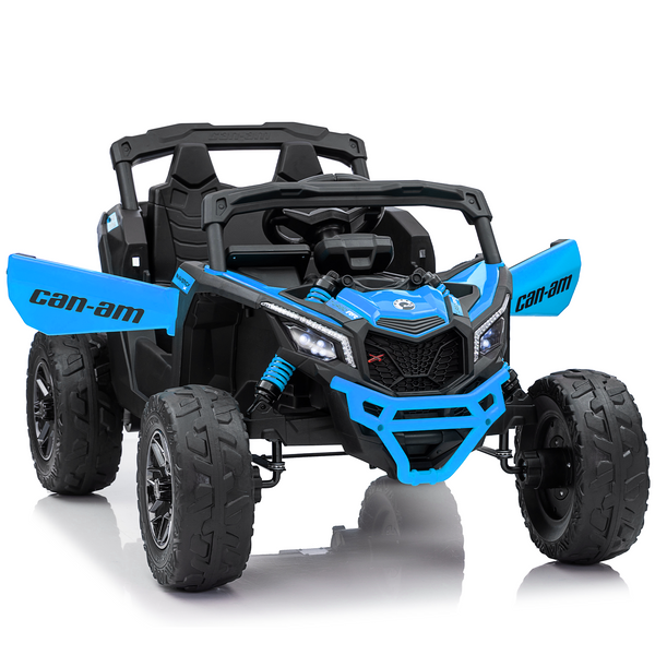 KerryYoo SU5 24V Ride on Toys for Big Kids,4x200W,2 Seater Electric Ride on UTV 4WD/2WD,EVA Rubber Tires,4x4 Shock Absorbers,Remote Control,Licensed Can-Am,Bluetooth