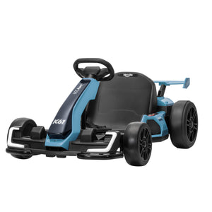 KerryYoo K61 Electric Go Kart – 24V 300W, Ages 6-12 - Electric Drift Kart for kids