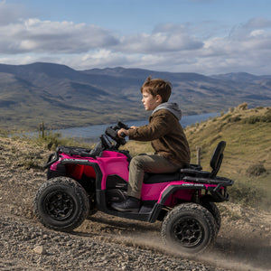 KerryYoo SAT5 Officially Licensed Can-Am 24V 2-Seater Kids Ride-On ATV - Electric ATV for kids