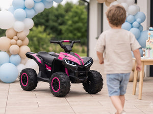 KerryYoo AT2 Kids ATV | 12V Electric 4 Wheeler for Kids Ages 3-6 | Remote Control, LED Lights & Bluetooth - Electric ATV for kids