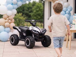 KerryYoo AT2 Kids ATV | 12V Electric 4 Wheeler for Kids Ages 3-6 | Remote Control, LED Lights & Bluetooth - Electric ATV for kids