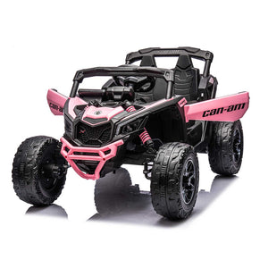 KerryYoo SU5 24V Ride on Toys for Big Kids,4x200W,2 Seater Electric Ride on UTV 4WD/2WD,EVA Rubber Tires,4x4 Shock Absorbers,Remote Control,Licensed Can-Am,Bluetooth - Electric UTV for kids