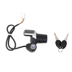 Throttle Handle Twist Grip with Key for 2024 36V Dirt Bike, for use with Kerry Yoo store's Dirt Bike Only.