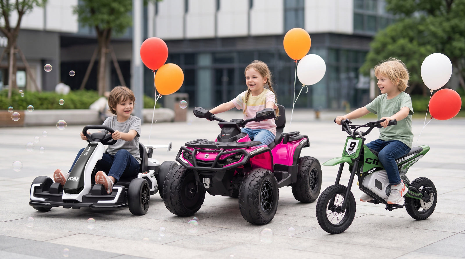 WE'RE GIVING CHILDHOOD BACK — ONE RIDE AT A TIME.