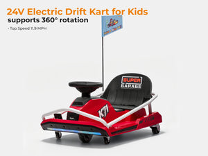 KerryYoo K71 — 24V Electric Drift Kart for Kids - Electric Drift Kart for kids
