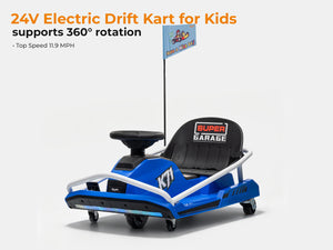 KerryYoo K71 — 24V Electric Drift Kart for Kids - Electric Drift Kart for kids