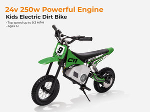 KerryYoo C11 — 24V Electric Dirt Bike for Kids - Electric Dirt Bike for kids
