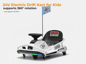 KerryYoo K71 — 24V Electric Drift Kart for Kids - Electric Drift Kart for kids