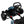 KerryYoo K61 Go Kart Electric Drift Kart Car with Adjustable Seat, 24V Outdoor Ride on Toy with 4 Speed Mode, Crazy Cart for Kids 6-12 Years Old,Fast 300W Motor,8.5 MPH, LED Lights, Bluetooth - Red