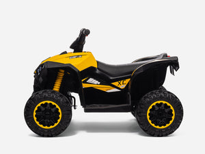 KerryYoo AT2 Kids ATV | 12V Electric 4 Wheeler for Kids Ages 3-6 | Remote Control, LED Lights & Bluetooth - Electric ATV for kids