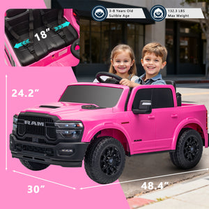 KerryYoo SQ7 — 24V Licensed Dodge RAM Electric Ride-on Truck for Kids - Electric Truck for kids