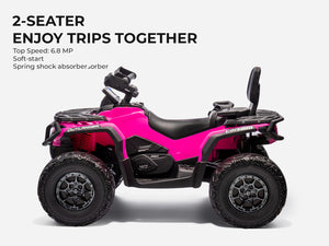 KerryYoo SAT5 Officially Licensed Can-Am 24V 2-Seater Kids Ride-On ATV - Electric ATV for kids