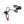 Throttle Handle Twist Grip with key, 36V C11 Dirt Bike Replacement Part, for use with Kerry Yoo store's C11 Dit Bike Only.