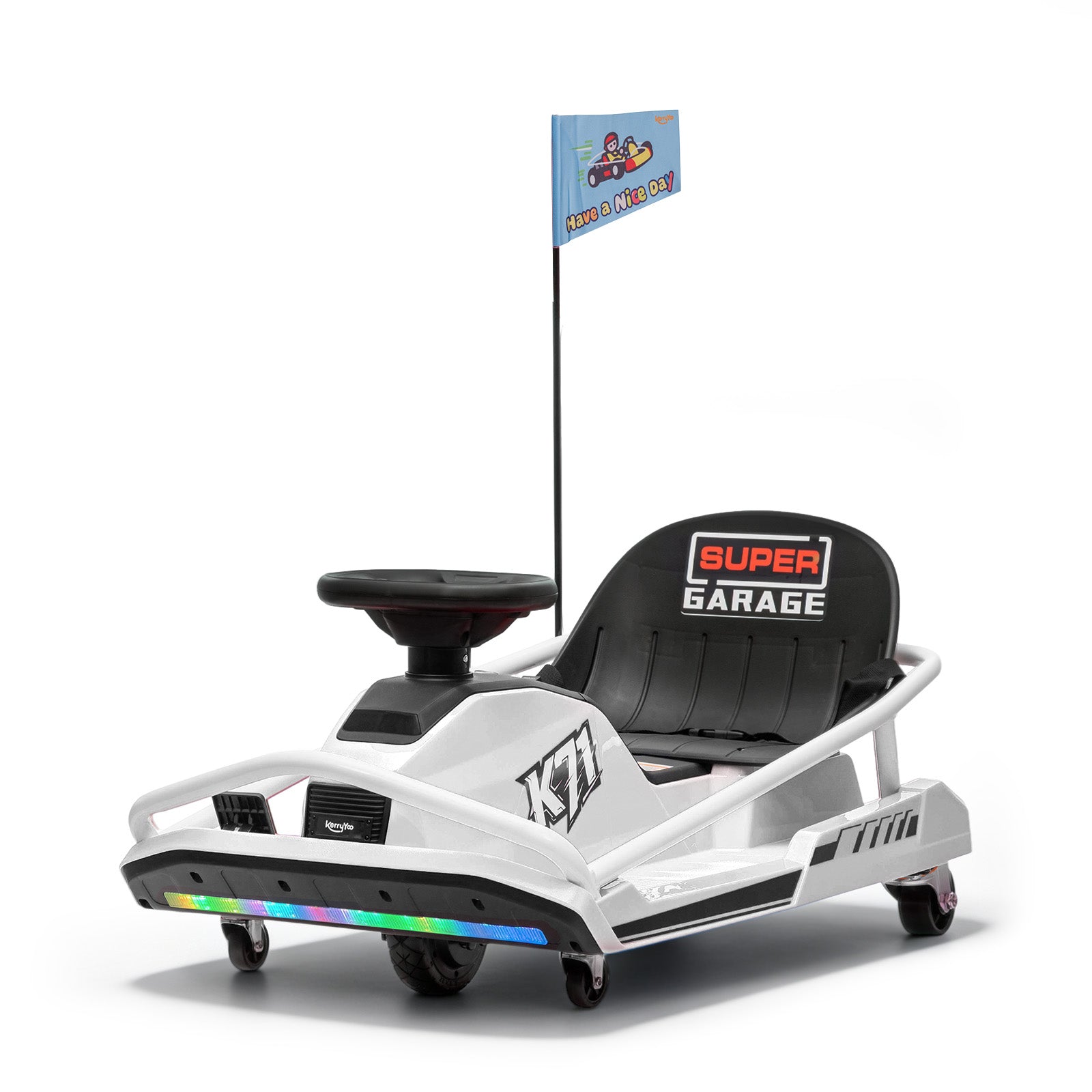 KerryYoo K71 Go Kart - Electric Drift Kart for Kids 6-12 | 24V
