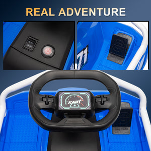 KerryYoo K71 24V Drift Kart, Crazy Cart with 300W Brushless Motor, 12 mph, High/Low Speed Switch, 360° Drifting, Electric Go Kart for Kids Ages 6-12, 130 lbs Capacity - Electric Drift Kart for kids