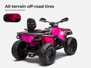 KerryYoo SAT5 Officially Licensed Can-Am 24V 2-Seater Kids Ride-On ATV - Electric ATV for kids