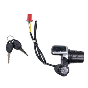 Throttle Handle Twist Grip with key, 36V C11 Dirt Bike Replacement Part, for use with Kerry Yoo store's C11 Dit Bike Only.