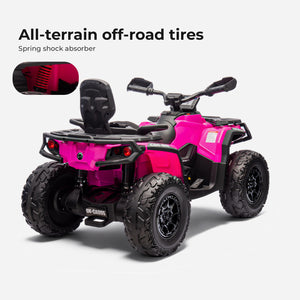 KerryYoo SAT5 Officially Licensed Can-Am 24V 2-Seater Kids Ride-On ATV - Electric ATV for kids