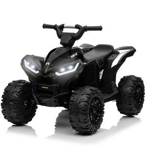 KerryYoo AT2 Kids ATV,12V 4 Wheeler for Kids 3-6,Electric Toddler Ride On Toys,Remote Control, High/Low Speeds, LED Lights, Bluetooth, and Off-Road Tires - Electric ATV for kids
