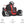 KerryYoo K61 Go Kart Electric Drift Kart Car with Adjustable Seat, 24V Outdoor Ride on Toy with 4 Speed Mode, Crazy Cart for Kids 6-12 Years Old,Fast 300W Motor,8.5 MPH, LED Lights, Bluetooth - Red