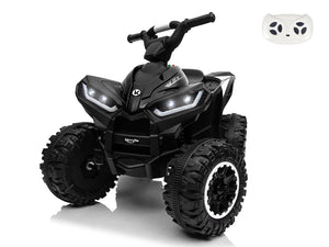 KerryYoo AT2 12V ATV Ride on, Electric Car for Kids, 4 Wheels Ride on toys, Ages 3+, Remote Control, LED Lights, Music - Electric ATV for kids