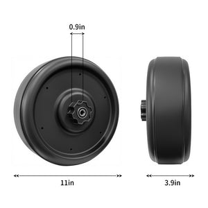 KerryYoo High-Density Plastic Wheel for Go Kart, Rear Tire Ride on Car Accessories, Easy to Install, Compatible with KerryYoo Store's Go-Karts Only - Go Kart Parts & Accessories for kids
