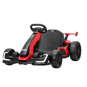 KerryYoo K61 Electric Go Kart – 24V 300W, Ages 6-12 - Electric Drift Kart for kids