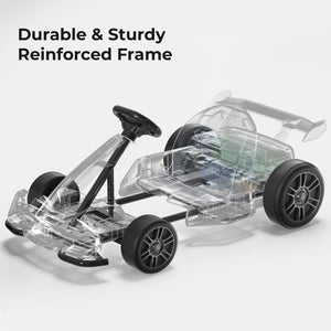 KerryYoo K61 Electric Go Kart – 24V 300W, Ages 6-12 - Electric Drift Kart for kids