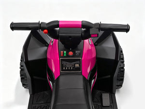 KerryYoo AT2 Kids ATV | 12V Electric 4 Wheeler for Kids Ages 3-6 | Remote Control, LED Lights & Bluetooth - Electric ATV for kids