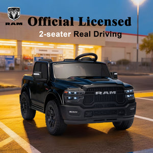 KerryYoo SQ7 — 24V Licensed Dodge RAM Electric Ride-on Truck for Kids - Electric Truck for kids