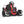 KerryYoo K61 Go Kart Electric Drift Kart Car with Adjustable Seat, 24V Outdoor Ride on Toy with 4 Speed Mode, Crazy Cart for Kids 6-12 Years Old,Fast 300W Motor,8.5 MPH, LED Lights, Bluetooth - Red