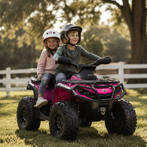 KerryYoo SAT5 Officially Licensed Can-Am 24V 2-Seater Kids Ride-On ATV - Electric ATV for kids