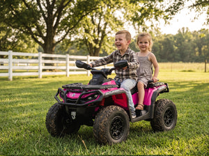 KerryYoo SAT5 Officially Licensed Can-Am 24V 2-Seater Kids Ride-On ATV - Electric ATV for kids