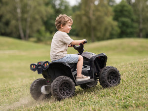KerryYoo AT2 Kids ATV | 12V Electric 4 Wheeler for Kids Ages 3-6 | Remote Control, LED Lights & Bluetooth - Electric ATV for kids