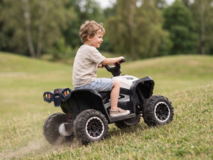 KerryYoo AT2 Kids ATV | 12V Electric 4 Wheeler for Kids Ages 3-6 | Remote Control, LED Lights & Bluetooth - Electric ATV for kids