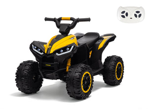 KerryYoo AT2 Kids ATV | 12V Electric 4 Wheeler for Kids Ages 3-6 | Remote Control, LED Lights & Bluetooth - Electric ATV for kids