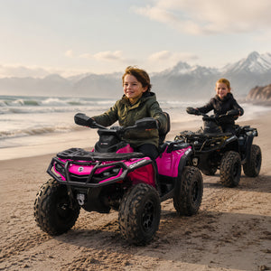 KerryYoo SAT5 Officially Licensed Can-Am 24V 2-Seater Kids Ride-On ATV - Electric ATV for kids