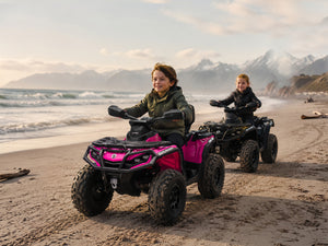 KerryYoo SAT5 Officially Licensed Can-Am 24V 2-Seater Kids Ride-On ATV - Electric ATV for kids