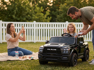 KerryYoo SQ7 — 24V Licensed Dodge RAM Electric Ride-on Truck for Kids - Electric Truck for kids