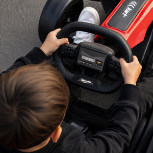 KerryYoo K61 Electric Go Kart – 24V 300W, Ages 6-12 - Electric Drift Kart for kids