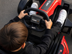 Kids Electric Drift Go Kart Ages 6-12 | KerryYoo K61 24V 300W Motor, Adjustable Seat, EVA Tires, 8.5 MPH - Electric Drift Kart for kids