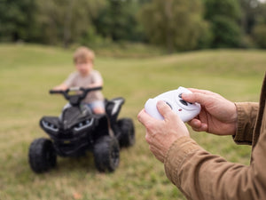 KerryYoo AT2 Kids ATV | 12V Electric 4 Wheeler for Kids Ages 3-6 | Remote Control, LED Lights & Bluetooth - Electric ATV for kids
