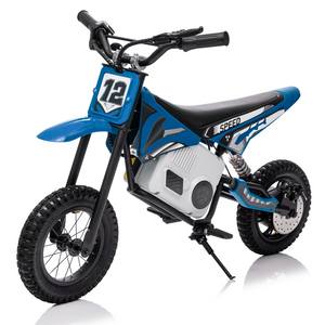 KerryYoo C11 24V 250W Electric Dirt Bike for Kids, Up to 9.3MPH Off-Road Electric Motorcycle with Explosion-Proof Tires, Twist Grip Throttle, Spring Suspension,Kids Ride On Dirtbike - Electric Dirt Bike for kids