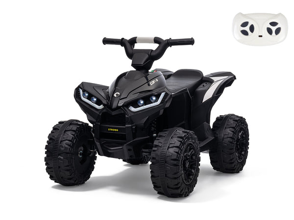KerryYoo AT2 Kids ATV | 12V Electric 4 Wheeler for Kids Ages 3-6 | Remote Control, LED Lights & Bluetooth - Electric ATV for kids